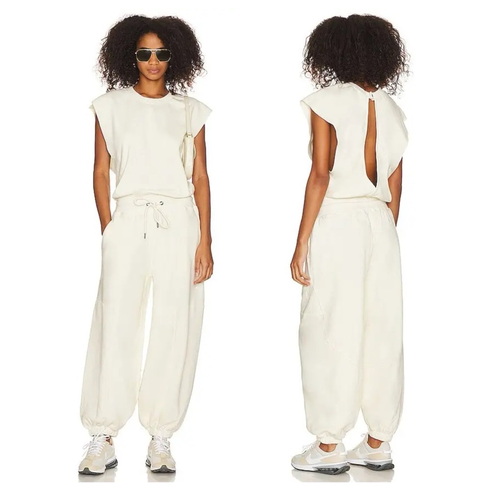NWOT Free People Cream Jumpsuit